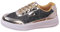 Sneaker da donna, scarpe sportive con brillantini, morbide e traspiranti, con paillette, per il tempo libero, per il fitness, per il jogging, per street, feste, night club, oro rosa., 41 EU