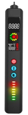 Tester di tensione, Multimetro Digitale, Termometro A Infrarossi, Schermo LCD A Colori Con Torcia, Tester Di Tensione E Resistenza Senza Contatto,Strumento elettrico per auto