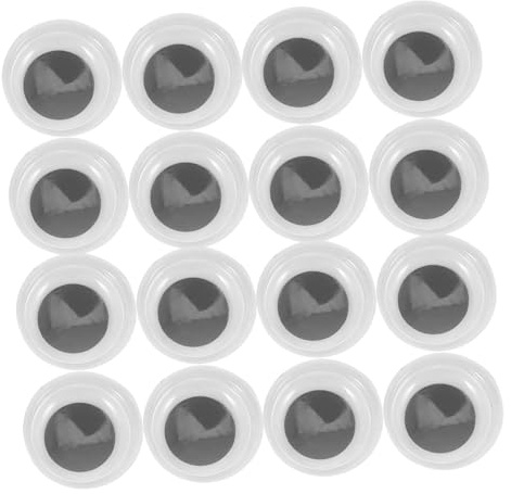 WOONEKY 500 Pezzi Occhi Mobili Autoadesivi per Fai da Te Stickers Occhi Rotondi per Scrapbooking Pupazzi e Decorazioni Artigianali Compatibili con Carta Tessuto e Plastica