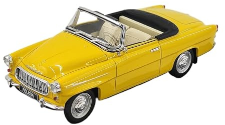 1:24 Per La Collezione Di Modelli Di Auto D'epoca In Lega Skoda Convertible In Metallo Pressofuso