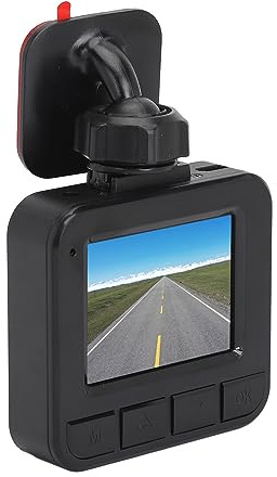 Yctze 1080P-WLAN-Kamera mit 2-Zoll-LCD-Bildschirm, 130-Grad-Weitwinkelobjektiv, G-Sensor-Notfallsperre, Idealer Autokamera-Recorder für den Einsatz bei Tag und Nacht