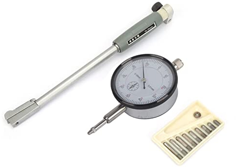 Akozon Präzisions-Messuhr für Innendurchmesser 18–35 Mm – Hochpräzises Messgerät mit Schutzbrücke und Austauschbaren Ambossen für Einfache Ablesungen
