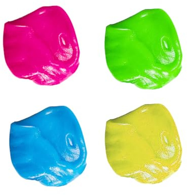 ABOOFAN Staubentfernungsgel für Computertastaturen 4 Stück Pack Reinigungsgel ohne Rückstände 82g pro Packung Vielseitig für Tastaturen und Lüftungsschlitze Zufällige Zufällige Farbe