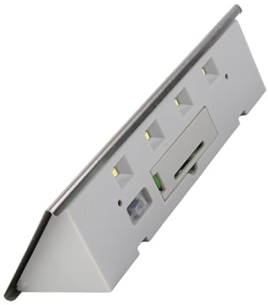 Generic Luz Solar para Número de Casa, Diseño Elegante, Placa de Dirección de Acero Inoxidable para Granjas de Patio Doméstico, 6,7x5,2 Pulgadas