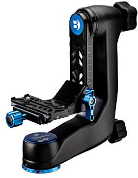 Benro GH5C Carbon Fibre Gimbal Head, Lightweight, 66lb Load Capacity, 360° Pan, ARCA-Swiss Compatible for Wildlife and Sports Photography