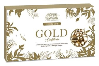 Confetti Maxtris di MANDORLA Dorati 500 GR nozze oro