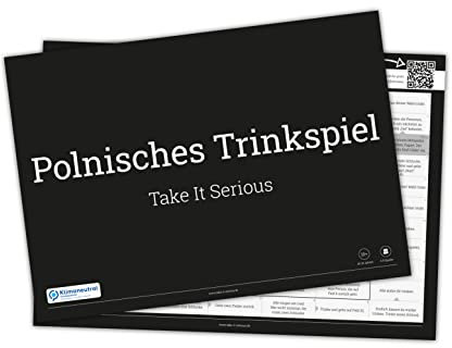 Take It Serious - Polnisches Trinkspiel. Härteste Trinkspiel der Welt. Mit mehr als 71 Spiel- und Bonusfeldern. 25 Seiten im DIN-A4 Block.