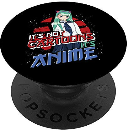 Kawaii Otaku Japanese Manga Lover Boys Girls Gift Anime PopSockets PopGrip: Swappable Grip for Phones & Tablets