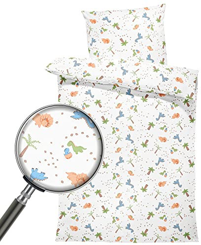 Totsy Baby Copripiumino lettino neonato x cm - Cotone parure di copripiumini bambino e bambina per culla Set lenzuolo per piumino x cm con federe 60 x 40 cm Oeko-Tex