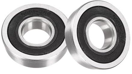 Kozelo 2Pz Cuscinetto a Sfere Flangiato F6001-2RS 12x28x8mm per Stampanti | ABEC1, Cuscinetti a Flangia di Ricambio, Motori Scatole del Cambio, Acciaio al Cromo