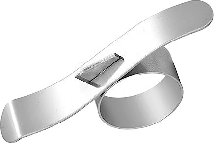 Alipis Runder Orangenschäler Aus Edelstahl 430 Rostfrei Metall Küchen Schälwerkzeug Sicher Und Rostfrei Ergonomisch Leicht Tragbar Für Haushalt Und Küche
