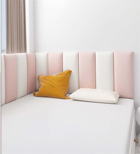 3d Gepolstert Wandpolster Selbstklebend, Wandpaneele Gepolstert Verdicktes 3,5 cm, Wandverkleidung Selbstklebend, Polsterpaneel Wand Zum Aufhängen für Kopfteil Bett Wandkissen Kinderzimmer(Color:D,Siz