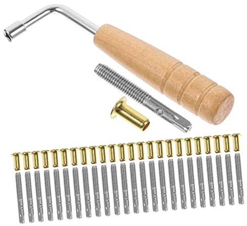 TOGEVAL Robustes Leierharfen Zubehör Satz und Metall mit Drehstiften zur Wartung und Stimmung für Lyre Harp Enthusiasten Klassisches Design