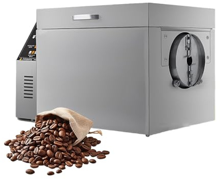 Torréfacteur Professionnel Pour Châtaignes, Torréfacteur Café Professionnel Et Machine Torréfaction Café Inox Pour Une Torréfaction Homogène(1.5KW)
