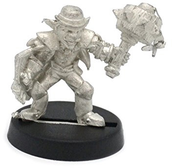 Stonehaven Gnome Brawler Miniature Figure (for 28mm Scale Table Top War Games) - Made in USA