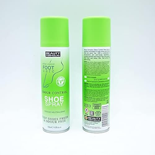 Beauty Formulas Odour Control Shoe Spray 150ml (PACK OF 2)