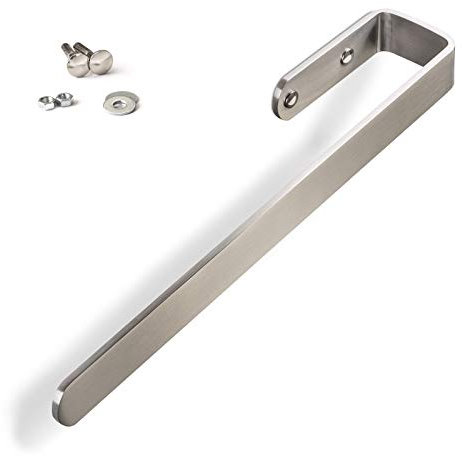 SOTECH Portasalviette PAN per montaggio su mobile/da avvitare/acciaio inox spazzolato/portasalviette per bagno ganci per asciugamani