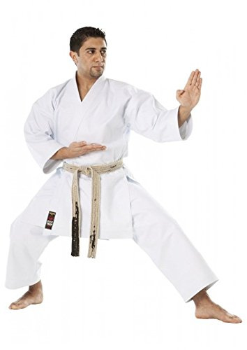 Tokaido Unisex – Yakudo vuxen karatedräkt, vit, 190 (6,0)