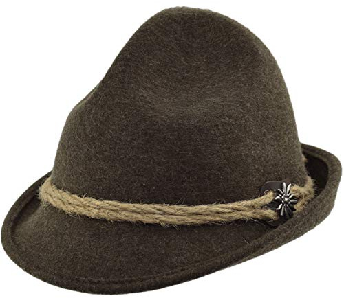 MELEGARI Faustmann Tiroler Dreispitzhut Stern Alpina | Bergmütze | Alpinenhut | Herren Damen | Sommer / Winter