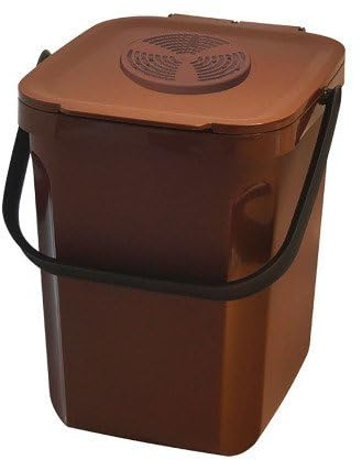 Poubelle pré-compostage Organik Green - 10l - marron