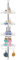 TRUSTLIFE Estantería Telescópica de Baño Esquina Con Cuatro Estantes y Ganchos - Ducha Rinconera 70-330 cm, Blanco