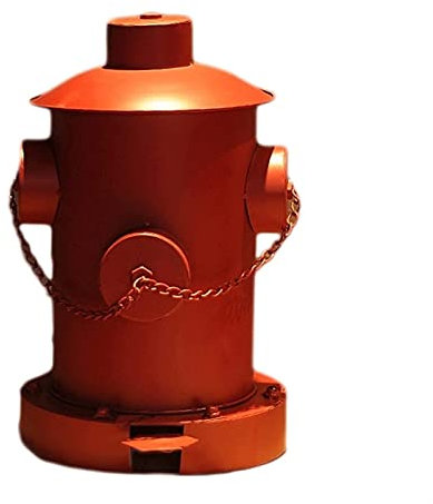 Bote de basura, cubos de basura industriales para exteriores con cubos interiores Forma de boca de incendios Bote de basura Contenedores de reciclaje para uso comercial Bote de basura (Color: Yel