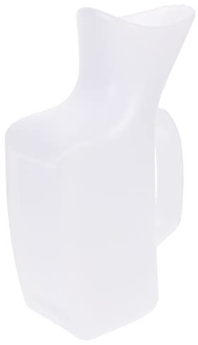 Healeved Frauenurinal Großer Kunststoff Urinalbehälter Transparent 1000 Ml Auslaufsicher Für Reisen Camping Und Patienten