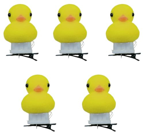 1 Stück / 5 Stück / 10 Stück / 20 Stück Entenform Haarnadeln Mädchen leuchtende Haarspange Pferdeschwanz Pony Haarspange für Damen und Mädchen