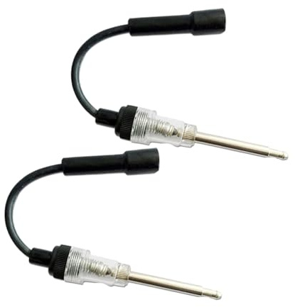 Gogogmee 2 piezas Tester de Chispa para Encendido de Motor Doble Orificio para Prueba de Bobinas y Bujías Diagnóstico Rápido para Sistemas de Ignición Coches y Motos Kit de Resistente y