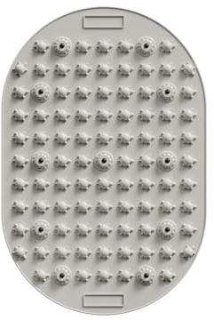 Silicone Acupressure Foot Mat - Flexible Reflexology Massage Pad for Pain Relief Circulation, for Home O & Portable