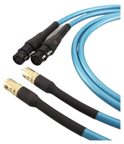 Cavo Audio Bilanciato HiFi Cardas RCA A XLR, Di Interconnessione For Amplificatore Cross, Lettore CD DVD, Connessione Dati(RCA TO XLR FEMALE,0.5m)