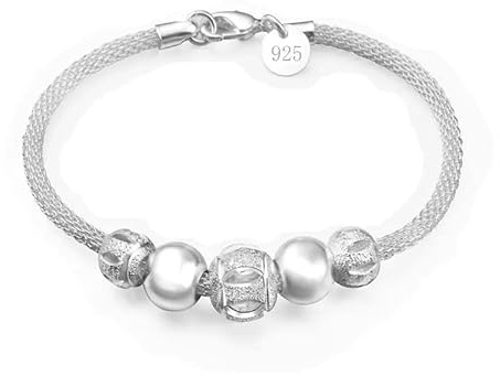 HHRLCHX 925 Armband Lucky Bead Bead Armband for Woman Gift