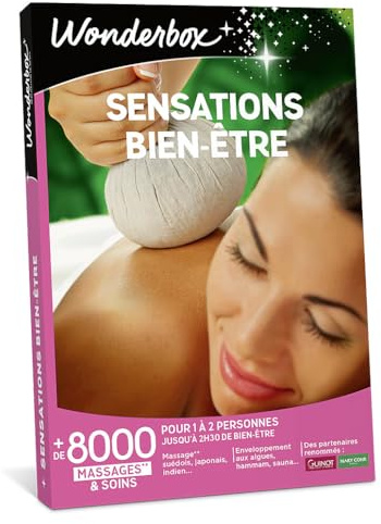Wonderbox - Coffret Cadeau - Sensations Bien-Etre - idée cadeau relaxation