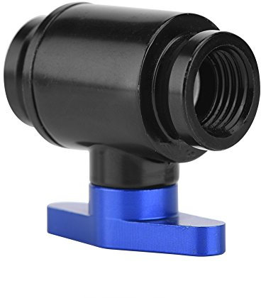 Richer-R G1 / 4 Wasserventil, Messing Wasserkühlung Gewinde G1/4 Mini Valve Innengewinde Wasser Kugelhahn Absperrventil mit Handgriff für Computer Wasserkühlung 4 Farben(Blue)
