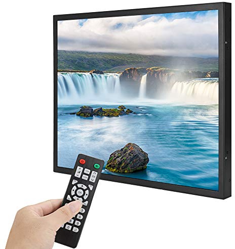 19 Pollici Tenere Sotto Controllo, Risoluzione HD 1280 X 1024 4:3 Widescreen Monitor Industriale Ultra-Large Monitor Non Touch Screen con Interfacce Multiple, Monitor Portatile per PC, TVCC(EU)