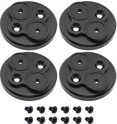 Be In Your Mind 4PCS Aluminum Motor Cover Caps Engine Covers Motor Bonnet Compatible with DJI Mavic Mini 2 Dustproof Waterproof Scratchproof Protection Mounts Cover Drone Accessory Black