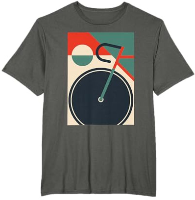 Arte minimalista retro de la bicicleta para los amantes Camiseta