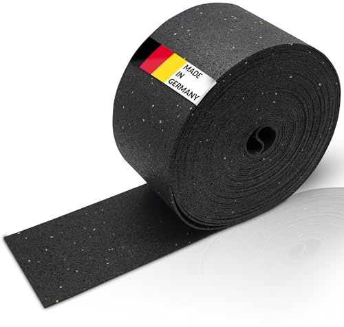 PIKKI® Wiederverwendbare Antirutschmatte zur Ladungssicherung Länge 20m Breite 15 cm Höhe 3mm, formstabile zugfeste Gummistreifen, Gummimatte