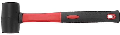 KITANDOVE 12oz Non-Slip Rubber Mallet for Laying Laminate Flooring Hammer Hammer Mallet for Grout Repair for Leather Crafts Jewelry