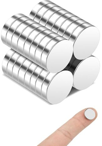 30 Stück Kleine Magnete, Magnet Kühlschrank 12x3mm Magnete Extra Stark für Magnettafel, Whiteboard, Pinnwand & Handwerk