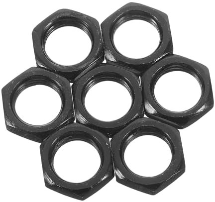 BAZEITFLOW 50stücke Lampenmutter Ringmutter Für Leuchte Ersatz-lampenschirmhalter Schraubenteile Für Leuchte Diy-lampenreparaturteil Eisenmuttern Befestigungselemente Für