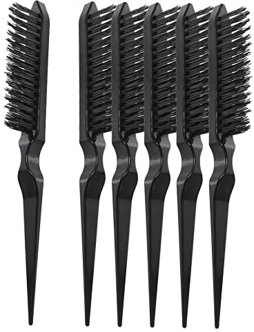 ELAYARD Pettine a File 6 Pezzi per Cotonare i Spazzola Ergonomica per Volumizzare e Styling Adatta per Parrucchieri e Domestico