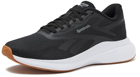 Reebok Energen Run 4 Running Shoes for Women, Lightweight Athletic Womens Sneakers Size 5 to 12, Black/White/Gum, 8 Medium