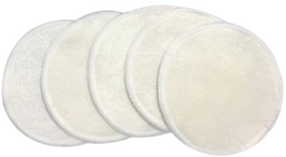 OUNONA 10stücke Bambusfasern Make-up Entferner Pad Schichten Wiederverwendbare Gesichtswischpads Für Augen-make-up-entferner Lidschatten Mascara Lippenstift Reinigung