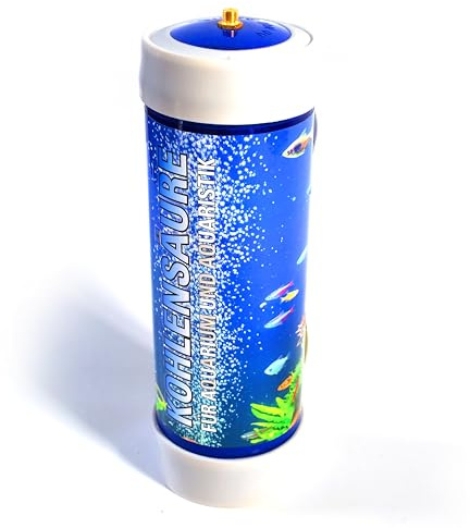 CREAMWHIP CO2 Einwegflasche 2000g CO2 Kohlendioxid mit Gewinde M10x1 passend für JBL Druckminderer Aquaristik