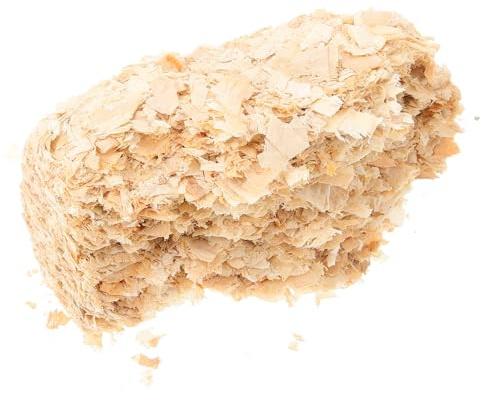 TOBBOMEY Litière pour Hamster Sciure de Bois Naturelle Absorbante et Désodorisante Coussins Doux et Confortables pour Nids Convient pour Rongeurs