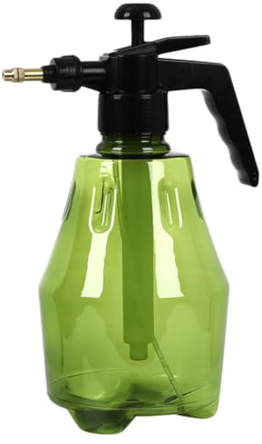 BESPORTBLE Arrosoir à Fleurs 1,5 L Vert en Plastique Résistant, Pulvérisateur D'eau à Pression Manuelle Portable pour Jardinage, Vaporisateur D'eau Compact pour Arrosage Continu des Plantes