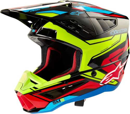 Alpinestars Motocross-Helm S-M5 Schwarz Gr. L