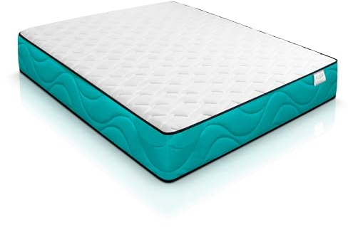 WIN REST Colchón viscoelástico Altamente Transpirable Brisa, Altura 21 cm, Núcleo de Espuma de Gran Densidad, Tejido Stretch de 300g, (150x190 cm)