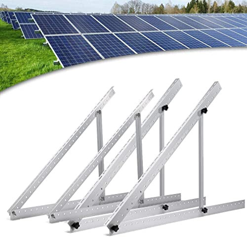 XJZHANG 2 Stück Solarpanelhalterung Für Solarmodule Bis 1040 Mm Mit Verstellbarem Neigungswinkel Solarhalterung Für Solarpanel 250-300 W Inklusive Aller Schrauben Und Muttern